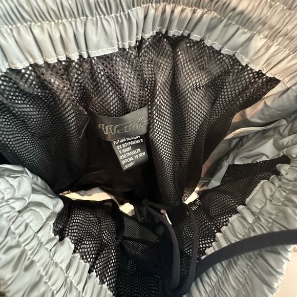 We11done Welldone Appliqud Reflective Shell Short Unisex Size Small - Picture 5 of 8